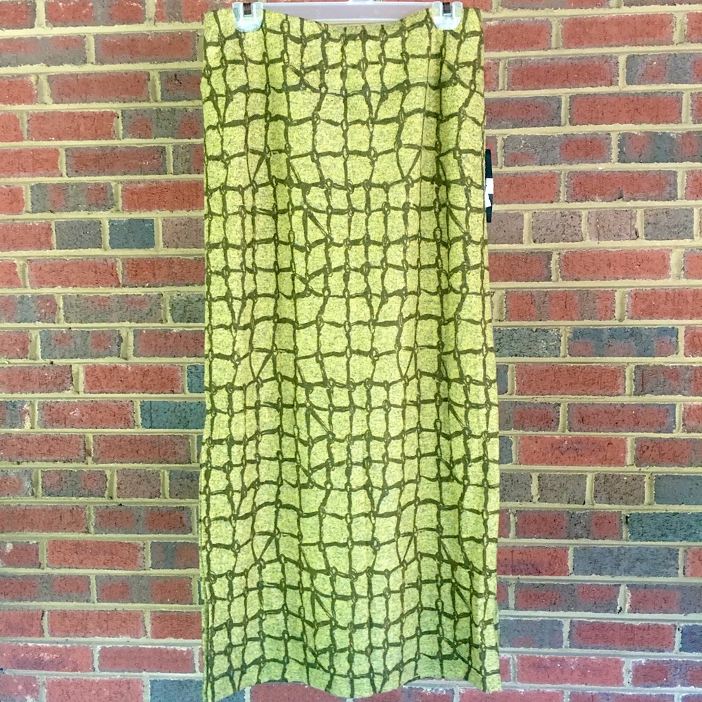 Patterned Maxi Skirt